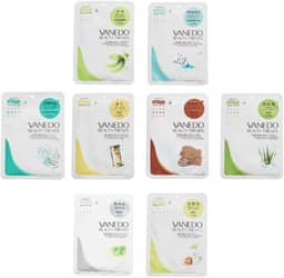 Kit com 10 Máscaras Hidratantes Faciais Coreanas - Essências Variadas