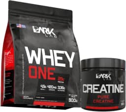 KIT WHEY + CREATINA: Whey One Chocolate 900g com Creatina Pura 150g