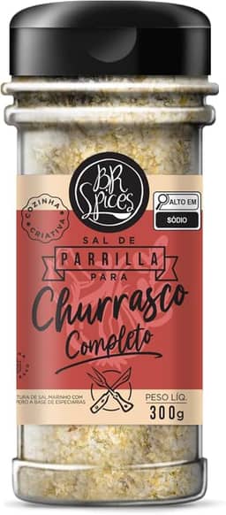Sal de Parrilla Completo para Churrasco 300g - BR Spices