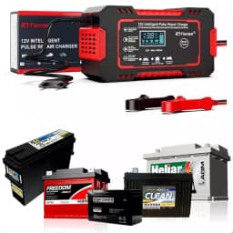 Carregador Reparador Inteligente de Bateria 12V 100A para Carro, Moto e Caminhão | Bivolt com Proteção Contra Superaquecimento, Sobrecarga e Curto-Circuito