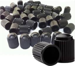 Kit 100 Tampinha Bico Pneu Carro Moto Bicicleta Bike Válvula