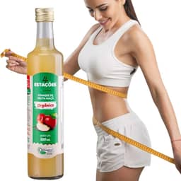 Vinagre De Maça 100% Orgânico Acidez 4,2% 500ml - 4 Estações