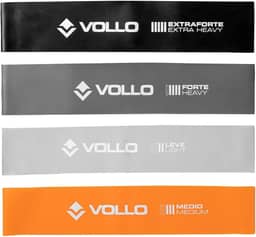 Kit 4 Faixas Elásticas Bands 3 Intensidades