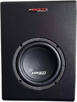 Caixa de Som Amplificada Automotiva Slim Sub 8" Polegadas 200W PMPO Hiken - 2HK001992
