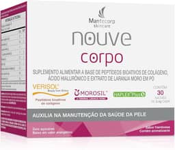 Nouvé Corpo Framboesa – 30 Sachês – Suplemento com Vitamina C – Ação Nutritiva e Bem-Estar Geral – Mantecorp