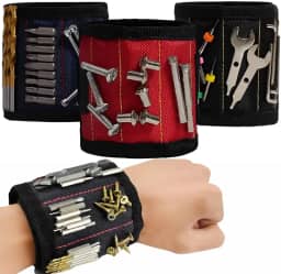 Pulseira Magnetica, Segura Feramentas Pregos Parafusos, Pulseira Imã, Pulseira Ferramenta