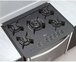 FISCHER FOGÃO DE EMBUTIR À GÁS 5 BOCAS TRIPLA CHAMA GRAN CHEFF COM DOURADOR 220V - 28550-65541