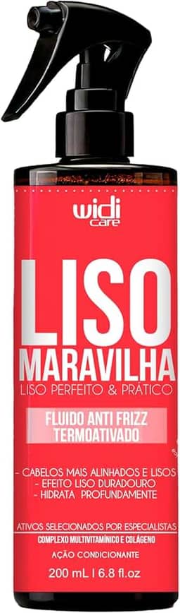 Widi Care Finalizador Fluido Anti Frizz Termoativado Liso Maravilha 200ml