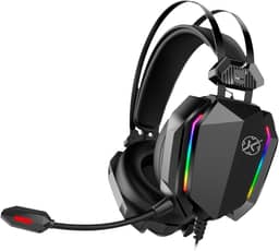 Headset Gamer Kalkan Hugin RGB Preto USB + 3.5mm KLK00021