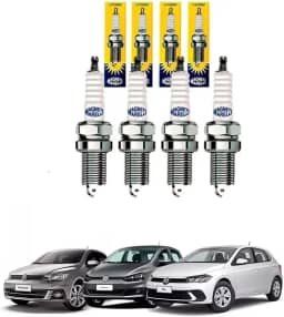 Jogo Velas de Ignição Gol G4 G5 G6 Golf Polo Saveiro Fox Voyage Motor EA111