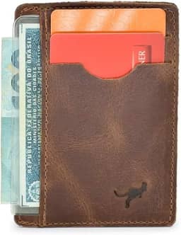 Carteira Porta Cartão,cnh,cédulas,cartões Couro Legítimo