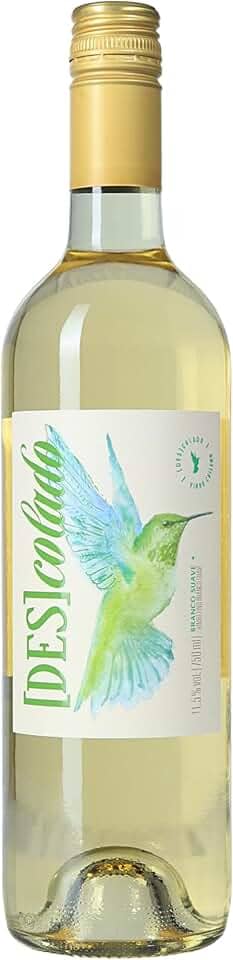 Descolado, Vinho Branco blend Suave, Sauvignon Blanc, Chardonnay e Moscatel, Chileno, Invina, 750ml
