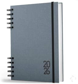 Agenda 2026 Capa Dura Negócios E Organização Pessoal Cinza