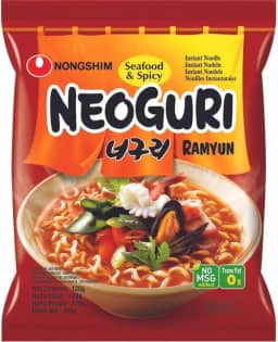 Nongshim Neoguri Ramyun Spicy - Macarrão Instantâneo Apimentado - Importado da Coreia
