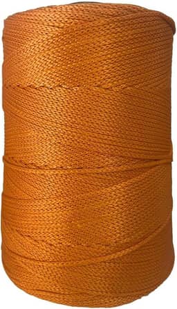 Fio nautico 500g 3mm 500m cores Linha Rabo rato bolsa corda cordão polipropileno croche trico cone (Cerâmica)