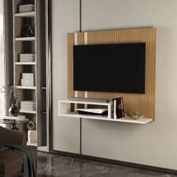 Painel para TV até 55” Pompéia | Sofisticação e Praticidade para sua Sala!