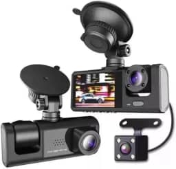 Câmera Veicular Frontal e Ré Filmadora HD Aplicativo de Motorista Automotivo