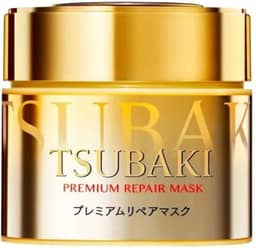 TSUBAKI Máscara capilar premium de 180 g penetra profundamente no cabelo para fornecer e bloquear nutrientes para efeitos sustentados do tratamento de salão