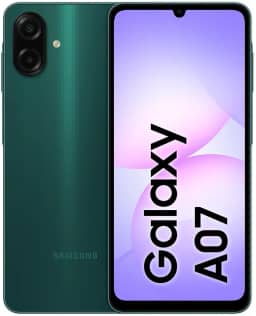 Celular Samsung Galaxy A07 256GB, 8GB, Câm. 50MP, Tela 6.7"- Verde