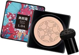 Almencla Almofada de ar de cabeça de cogumelo, creme bb, ilumina, até hidratação da pele, base líquida fácil de aplicar, base de maquiagem facial, Cor natural