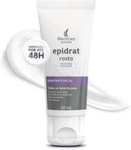 Hidratante Facial Epidrat Acqua - 50ml - Textura Leve e Rápida Absorção - Mantecorp
