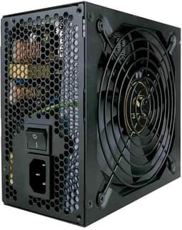 Fonte 600w C3Tech ATX Gamer PS-G600B Preto - Potência 600W Cooler 120mm Silêncioso Compatível com AMD/Intel Selo 80Plus Bronze Proteção contra Curto Circuito Bivolt Automáico 115/230V PFC Ativo