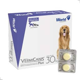 Vermifugo mastigavel para Cães de Grande porte 30-60kg cartela 02cp