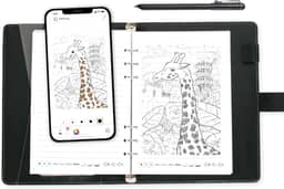 Ophaya Conjunto de caneta inteligente 2 em 1, inclui smartpen e caderno digital, compatível com aplicativo Ophaya para anotações, gravação e armazenamento
