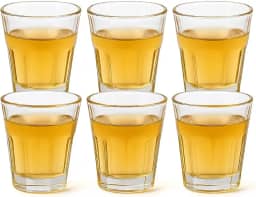Conjunto 6 Copos de Dose 45ml – Vidro Resistente para Tequila, Cachaça, Whisky e Shots