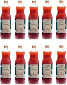 Suco Integral Uva Niágara Kit 10 Garrafas de 1 Litro Vinícola Masotti