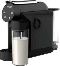 Cafeteira Espresso Cappuccino Mini Mikqool Preta, 127V Delta Q