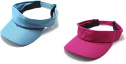 Kit C/2 Viseira Unissex Beach Tennis Praia Sol Esportiva Ajustável