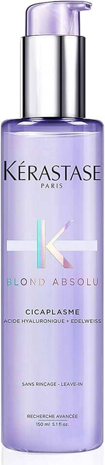 Kérastase Blond Absolu Sérum Cicaplasme Leave-in, Para Cabelos Loiros, Hidrata, Repara e Protege do Calor, com Ácido Hialurônico e Flor de Edelweiss, 150ml
