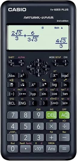 CALCULADORA CIENTIFICA 252 FUNCOES FX-82ES PLUS-2nd Edition PRETA Casio