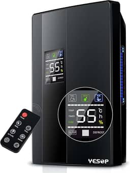 Yesop Desumidificador De Ar Ambiente Antimofo Desumidificadores 2000ml Bivolt 110v/220v