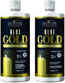 Escova Progressiva Salvatore Blue Gold 2x1 Litro