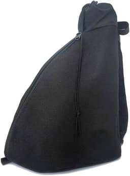 Bolsa de Narguile Tipo Mochila Pequena 35cm Preta Nylon Transporte Guardar