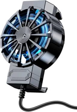 Radiador de celular, super energia eólica, luzes coloridas, radiador de resfriamento