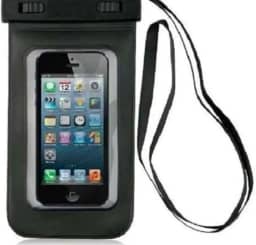 1 Capinha Bag Aquática Para Celular Prova D’água Universal Cor Preto, Proteção Completa para Viagens e Atividades ao Ar Livre