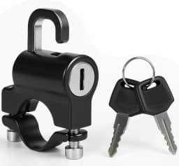 Cadeado de Segurança com Cabo de Aço para Capacete, Bicicleta, Moto, Patinete, Mochila, Bagagem, Portátil, Leve, Antifurto, Ajustável e Reforçado – Unissex