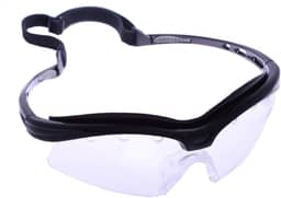 Python M3 Racquetball/Squash/Pickleball Eyeguard (moldura preta e clara)