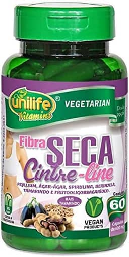 Emagrecedor Fibra seca cinture line 60 cápsulas Unilife