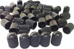 Kit 200 - Tampinha Bico Pneu Carro Moto Bicicleta - Tampa Plástica - Válvula