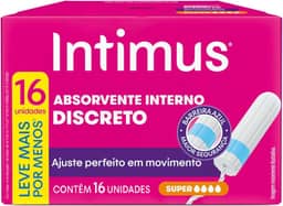 Intimus Absorvente Interno Super, 16 Unidades