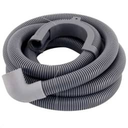 Mangueira de Saída 2 Metros com Suporte para Lavadora Tanquinho Brastemp Electrolux Consul Compatível com Diversos Modelos