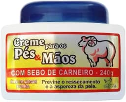 Creme para os Pés & Mãos com Sebo de Carneiro San Jully 240g