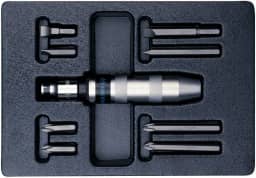 KingTony BR Chave Impacto Manual-1/2' Com 08 Bits + Adaptador Kingtony Br 9-4128Fr