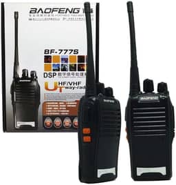 Kit 2 Rádio Comunicador Walk Talk HT UHF 16 Canais Baofeng