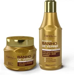 Forever Liss Forever Kit Sh 300Ml+Masc 250G Banho De Verniz