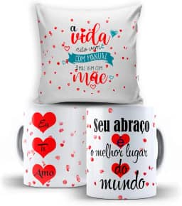 Presente para Maes Almofada + Caneca 2